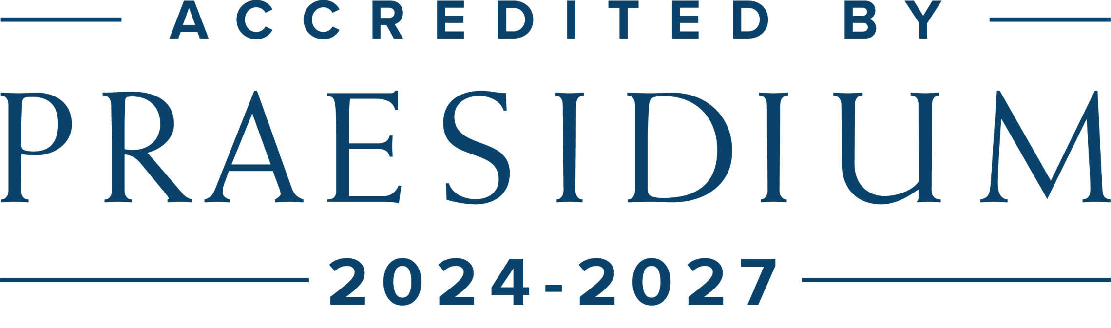 Accredited by Praesidium 2024-2027